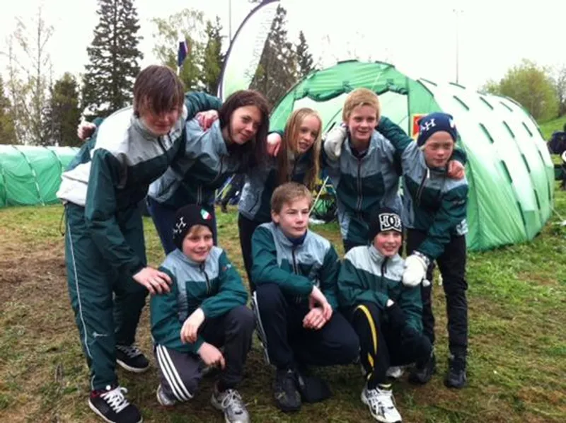 Bäverungdomarna laddade inför Lämmeltåget