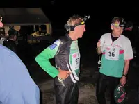 Evert (str 8) efter målgång