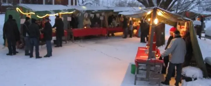 Julmarknad i Ekenässjön