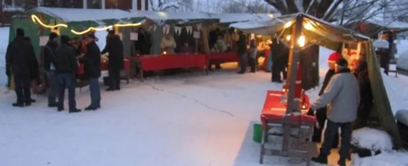 Julmarknad i Ekenässjön