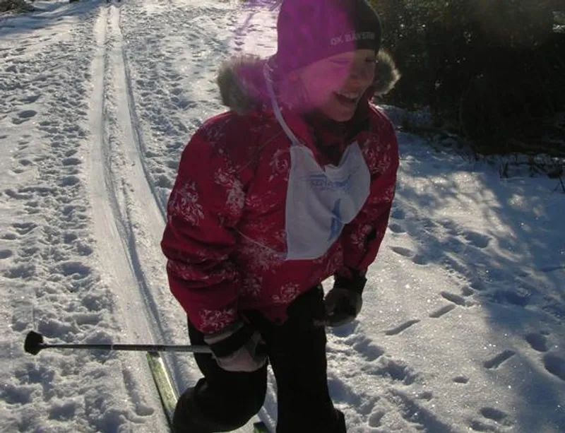 Serietävlingen på skidor avslutad