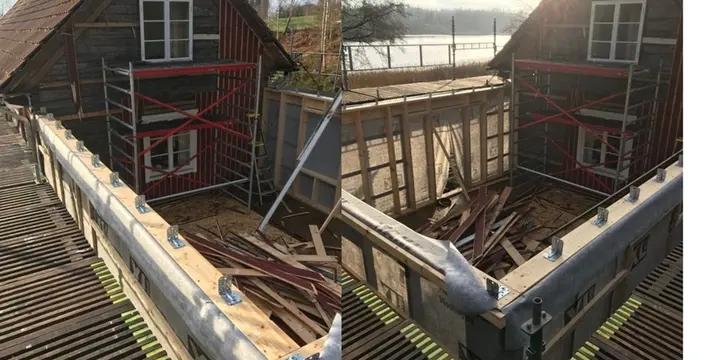 Här är det nya väggar som kommit upp